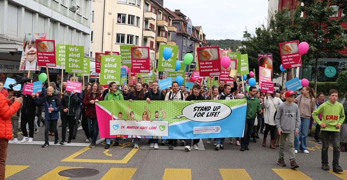 «Auch Du sollst leben!»: 15. Marsch fürs Läbe findet statt