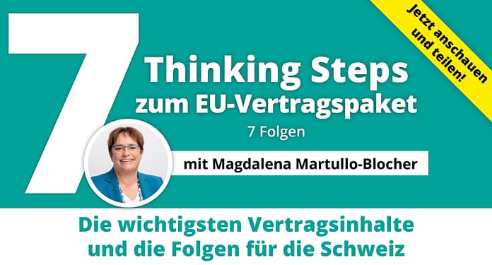 7 Thinking Steps zum EU-Vertragspaket mit Magdalena Martullo-Blocher