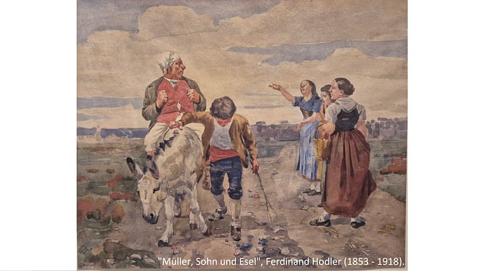 Der Müller, sein Sohn und der Esel