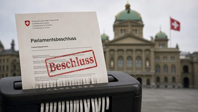 Arbeitsverweigerung im Bundeshaus?