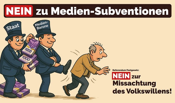 Nein zu neuen staatlichen Medien-Subventionen!