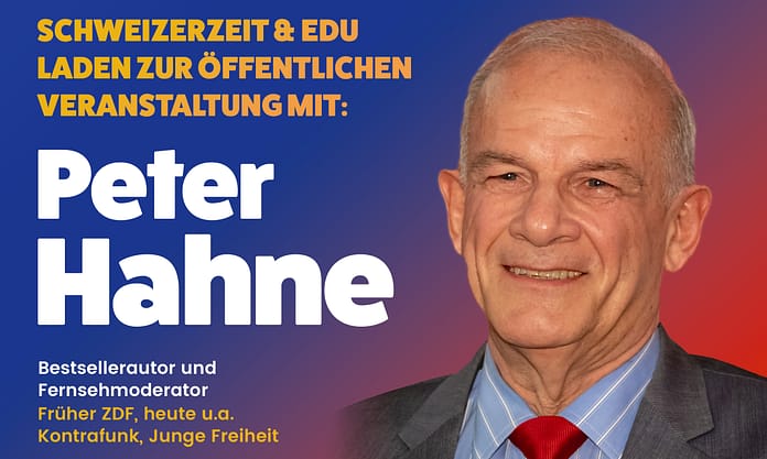 Peter Hahne kommt in die Schweiz