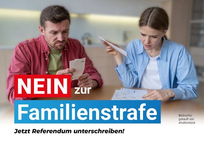 Nein zur Familienstrafe: EDU mit Referendum gegen die Individualbesteuerung